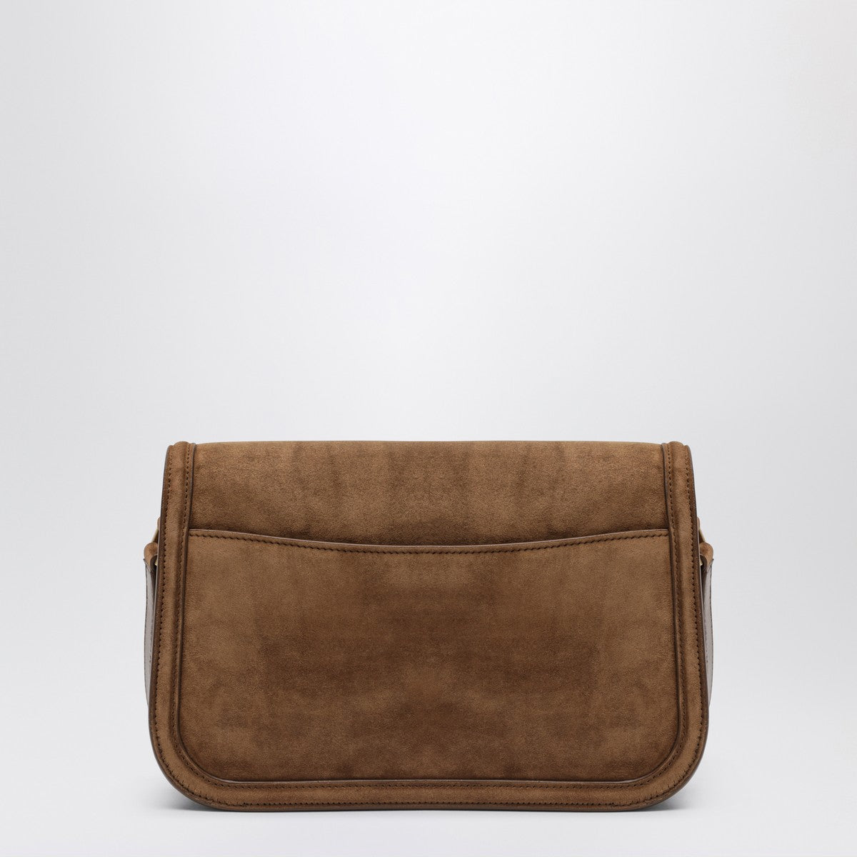 Saint Laurent Borsa Solferino medium in suede Caramel Cognac
