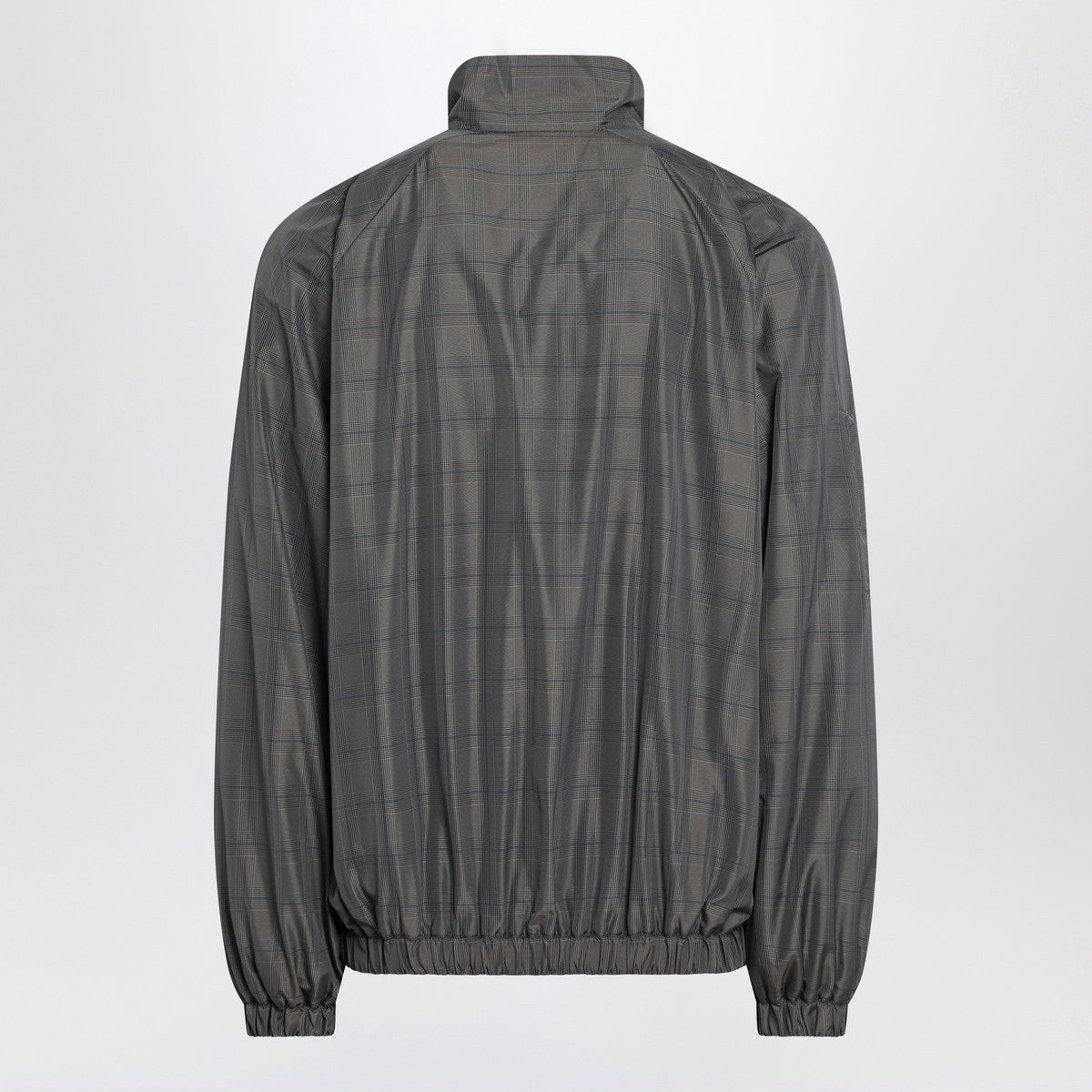 Balenciaga Grey/blue nylon zip-up jacket