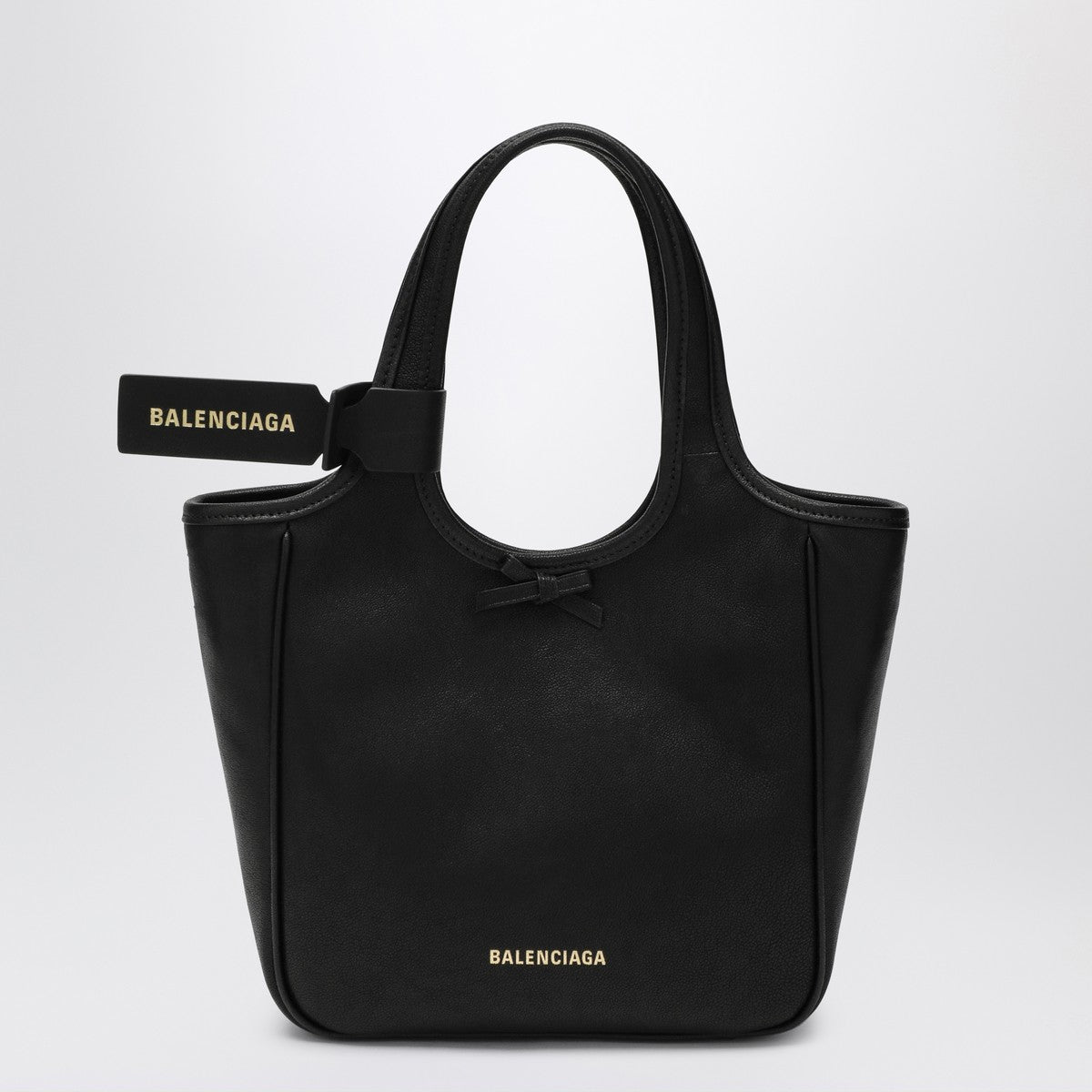 Balenciaga Black Laundrette leather bag