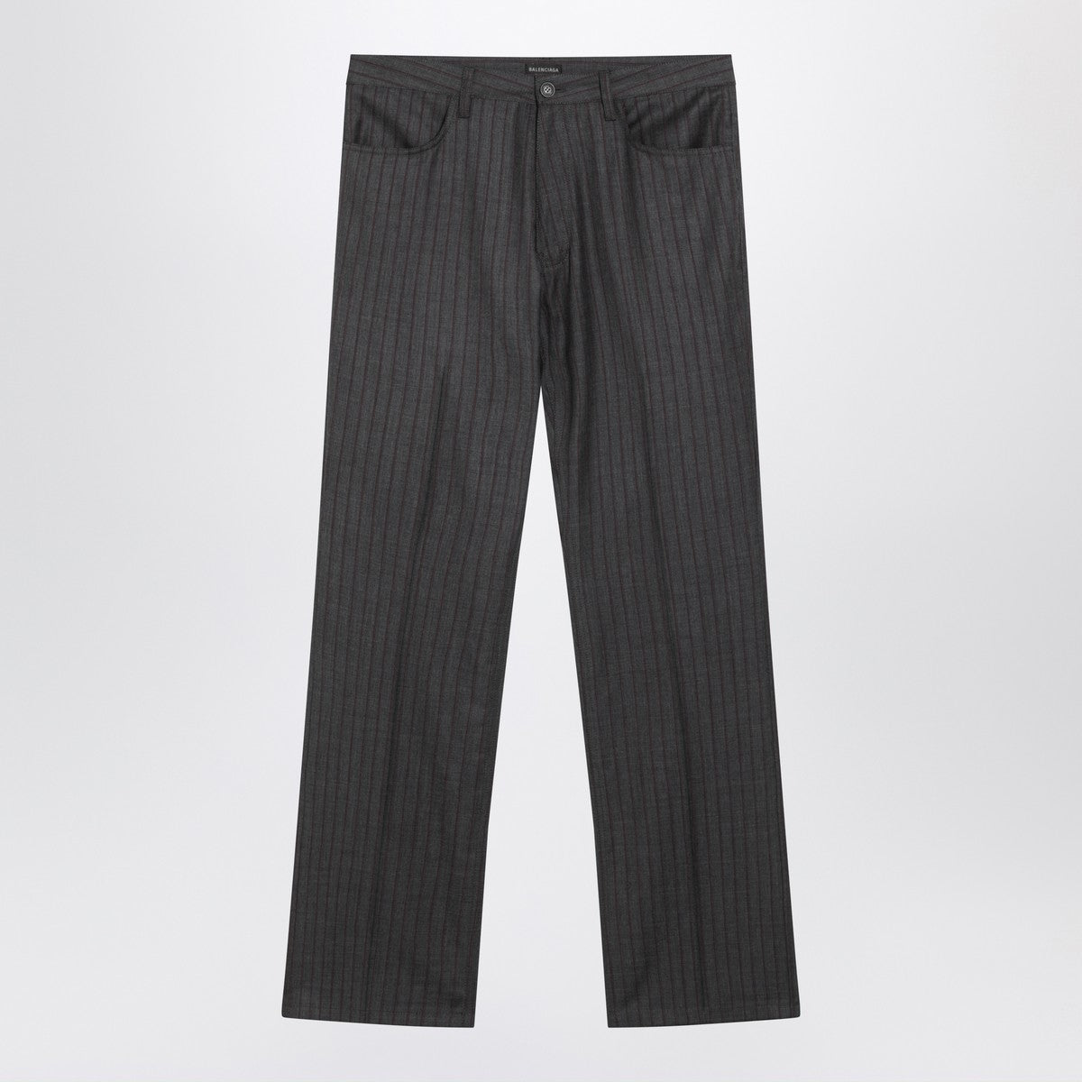 Balenciaga Grey pinstripe wool pants