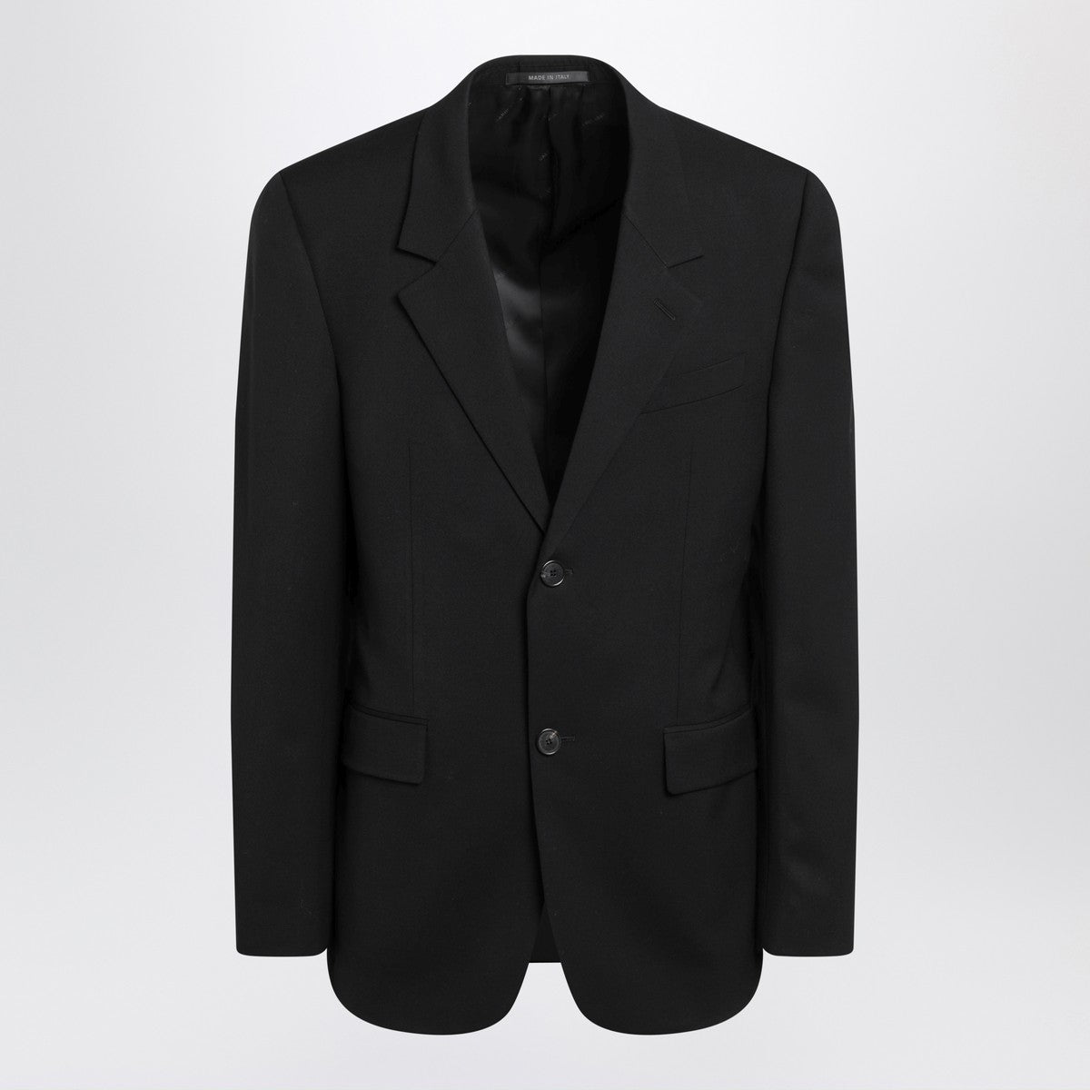 Balenciaga Black single-breasted wool jacket