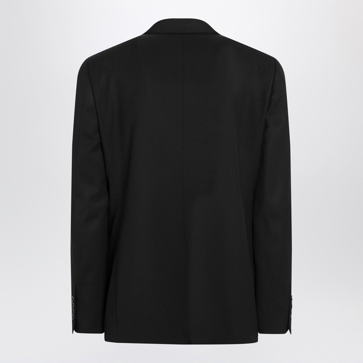 Balenciaga Black single-breasted wool jacket