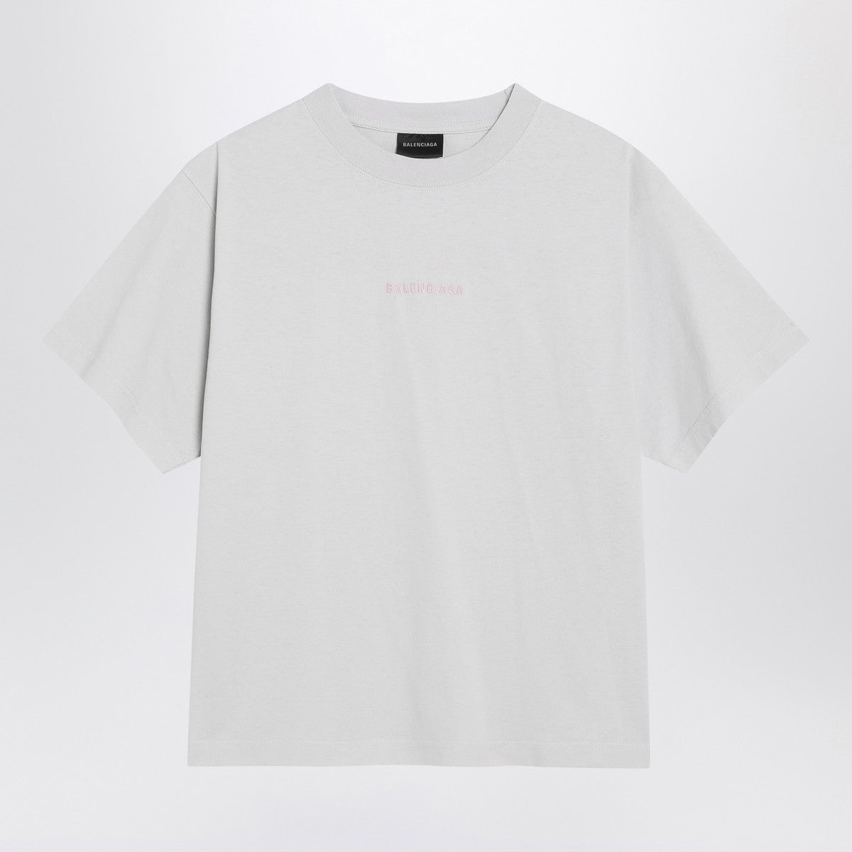 White Balenciaga Back Medium Fit T-shirt