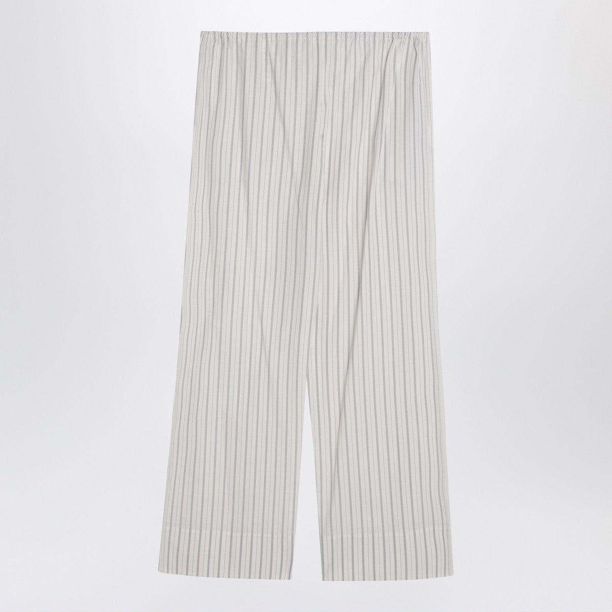 The Row Hypnosta trousers in white with stripes