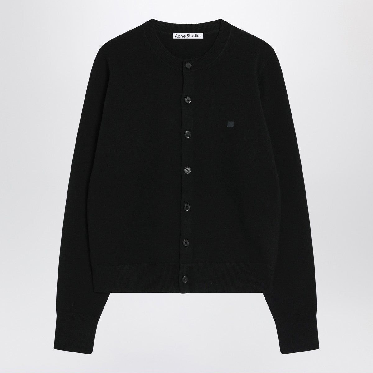 Acne Studios Black yak wool cardigan
