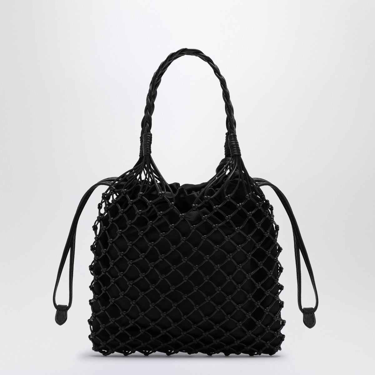 Moschino Basket Net black nappa bag