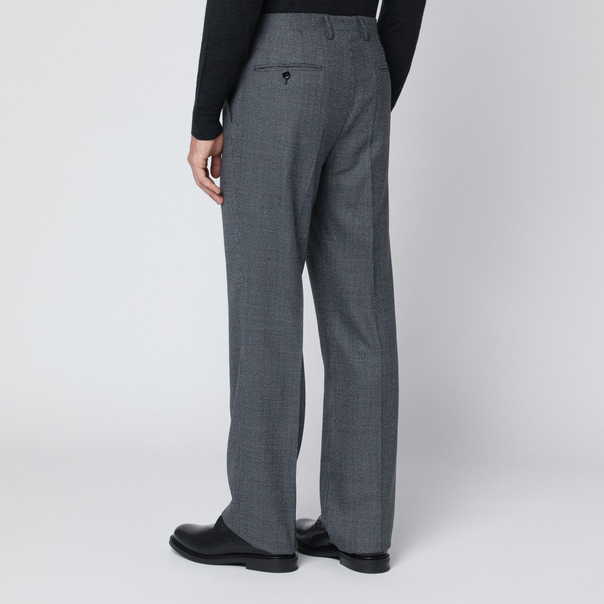 Lardini Grey wool trousers