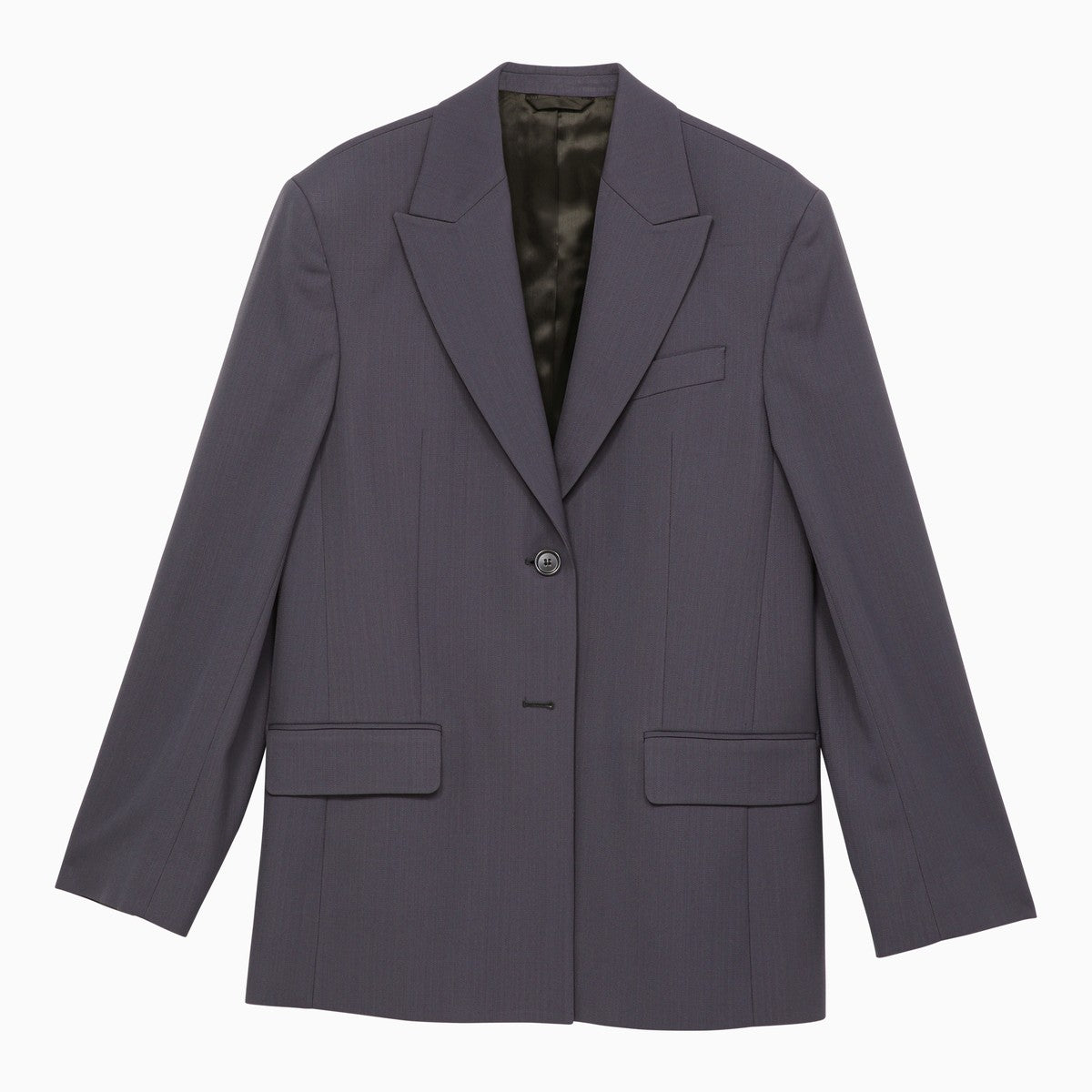 Acne Studios Blue single-breasted jacket in wool blend