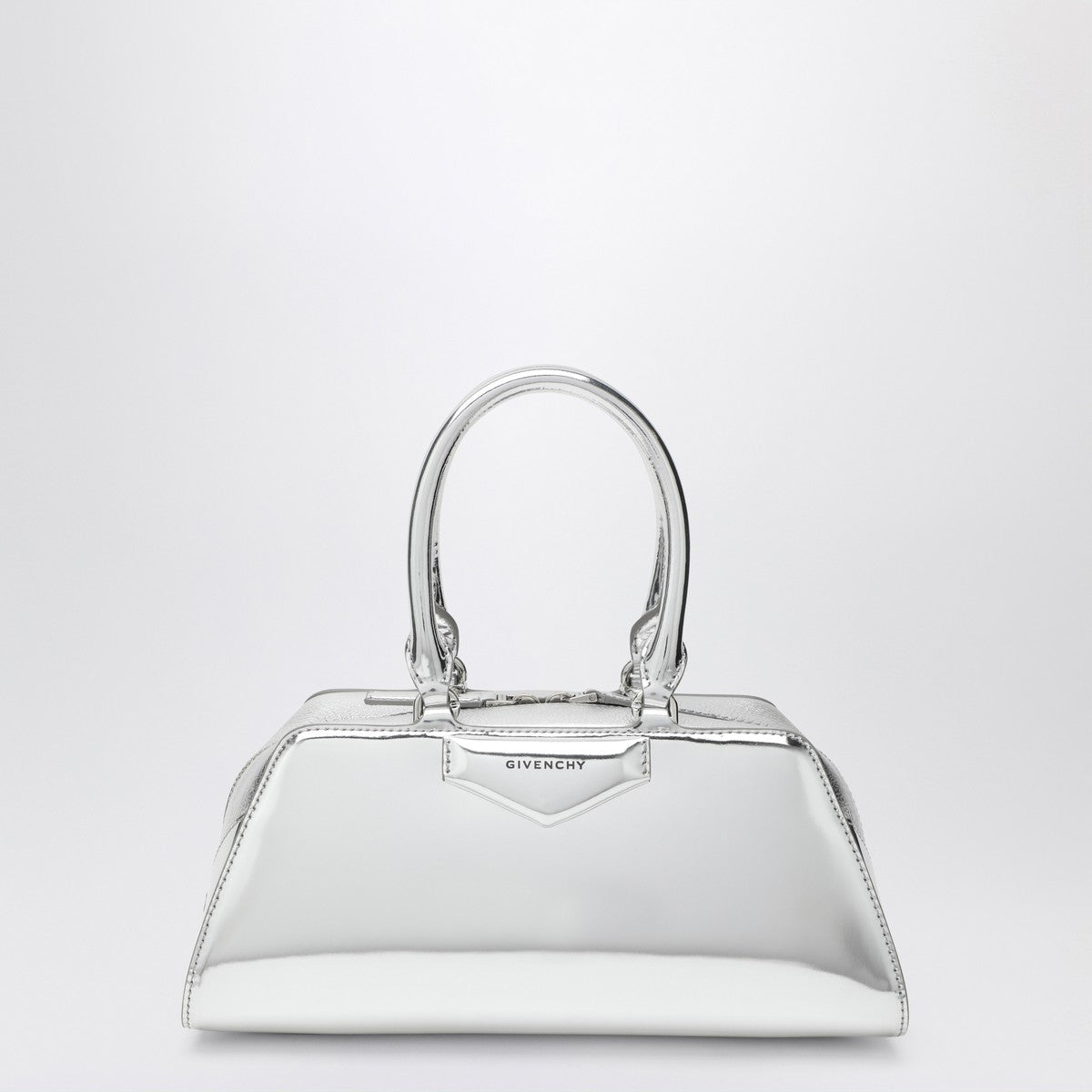 Givenchy Antigona East-West silver bag
