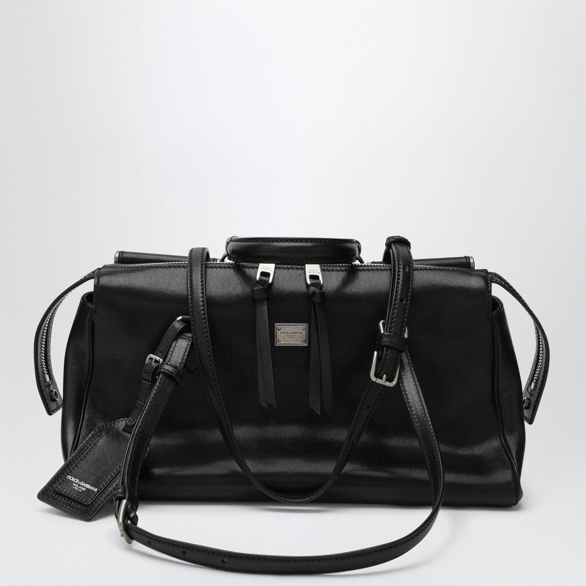 Dolce & Gabbana Dolce&Gabbana Black Vittoria leather bag