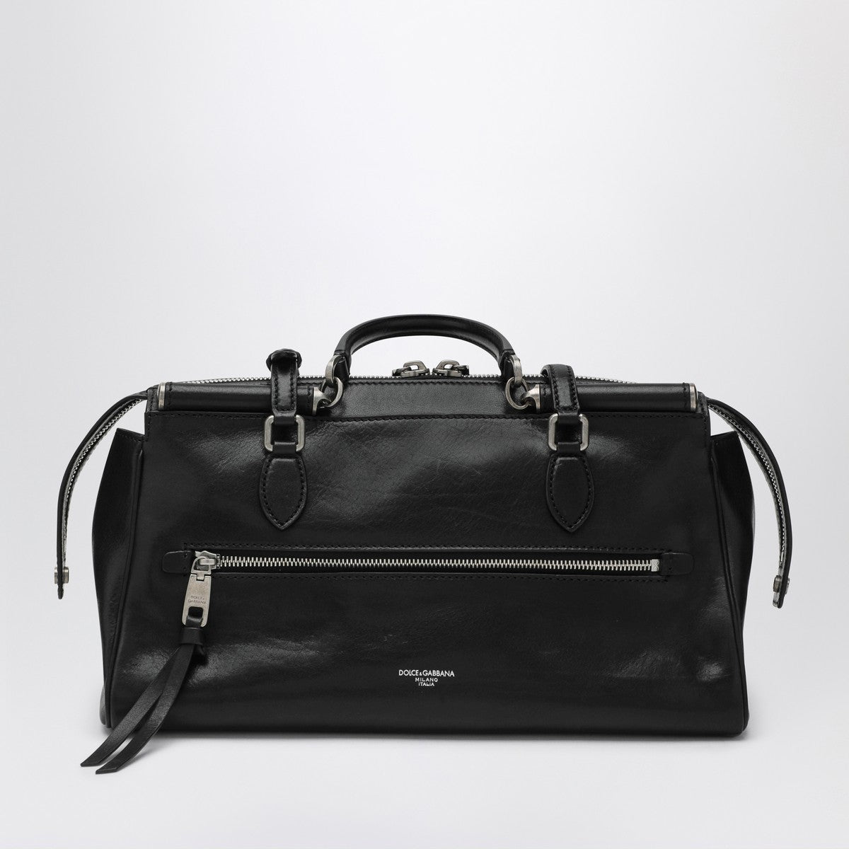 Dolce & Gabbana Dolce&Gabbana Black Vittoria leather bag