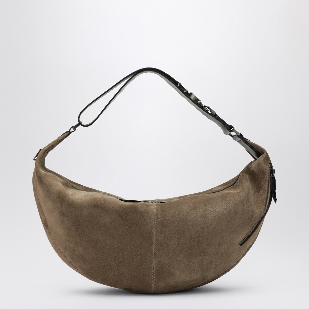 LEMAIRE Quiver Pick Bag in light brown suede