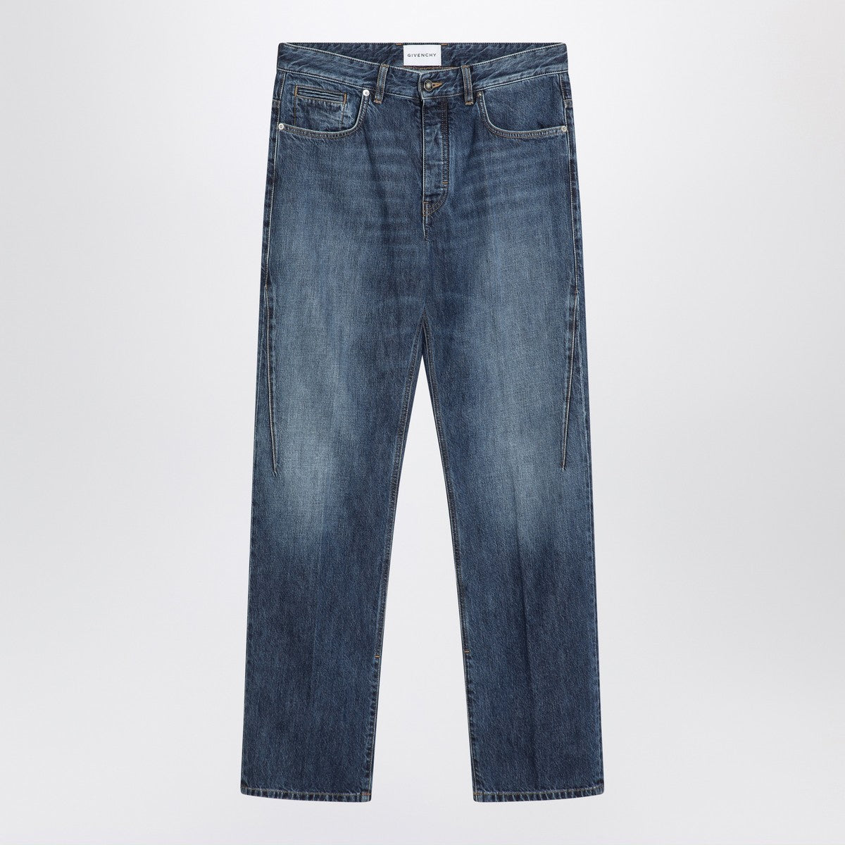 Givenchy Straight jeans dark blue washed effect