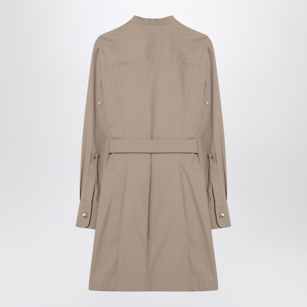 Givenchy Taupe safari dress in poplin