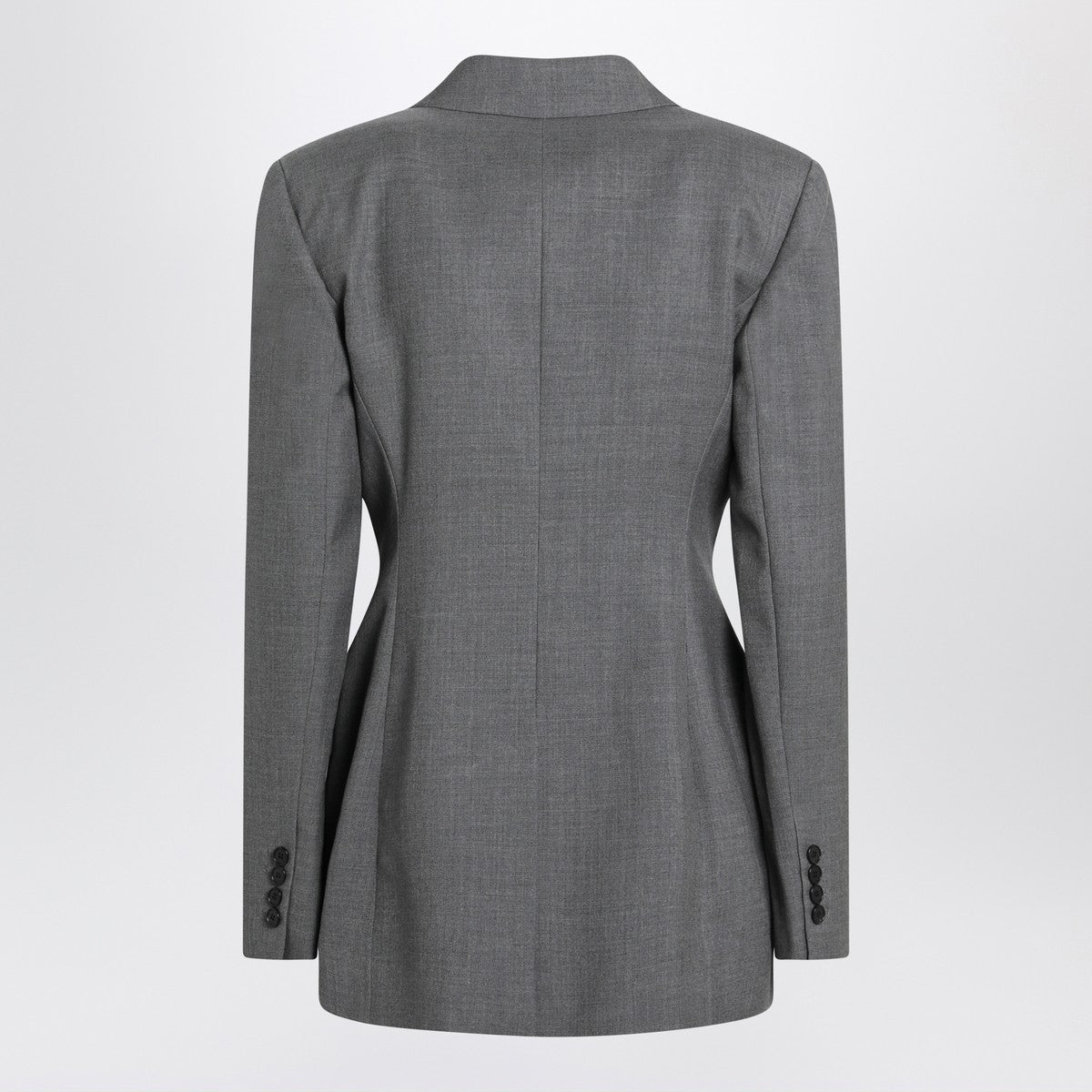 Givenchy Grey double-breasted wool jacket
