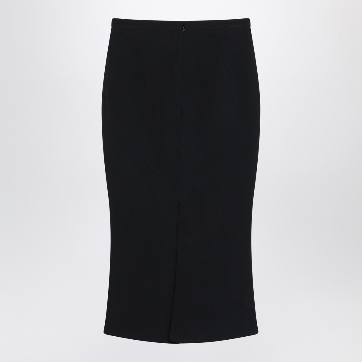 Givenchy Black midi skirt with pleats on the back