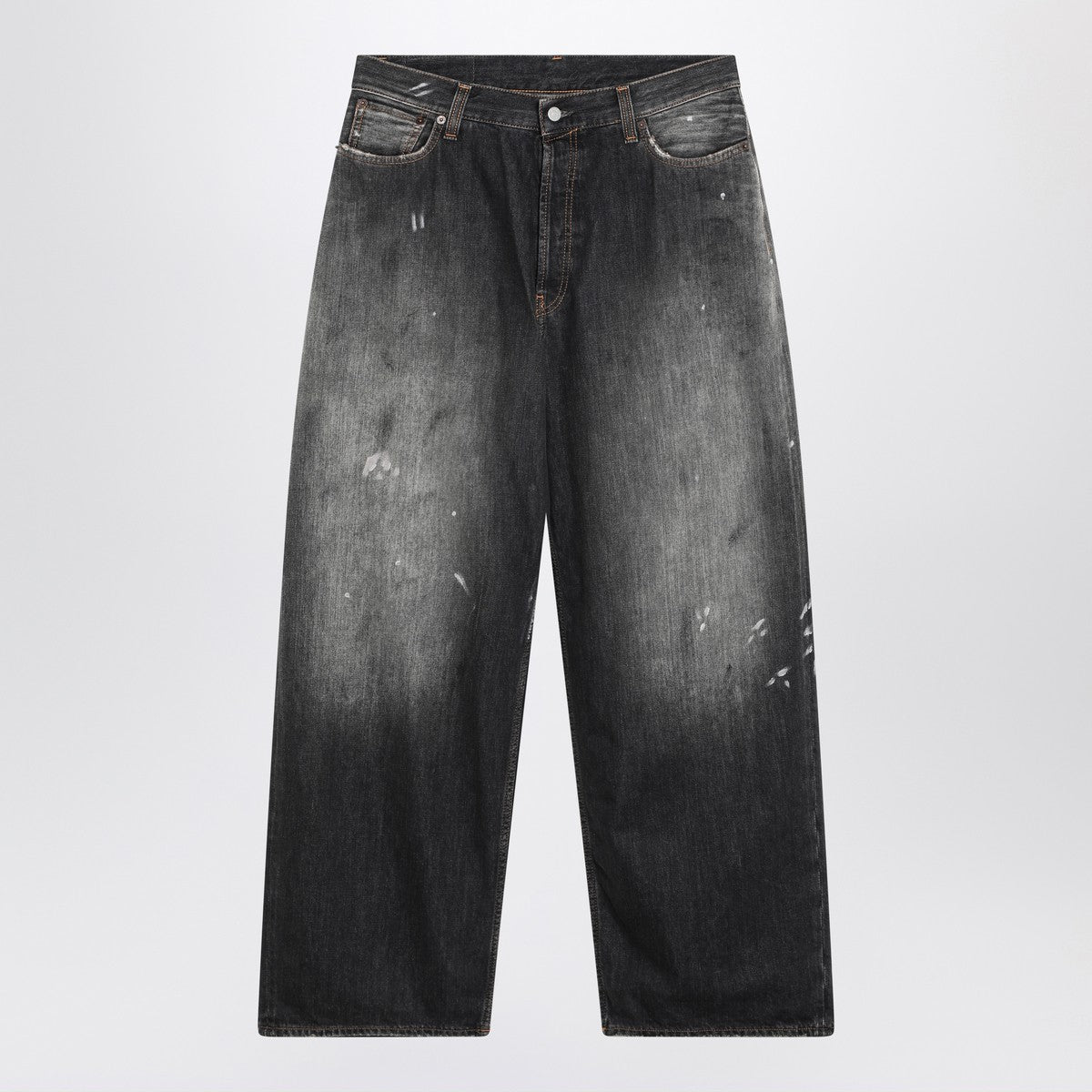 Acne Studios Black distressed effect jeans