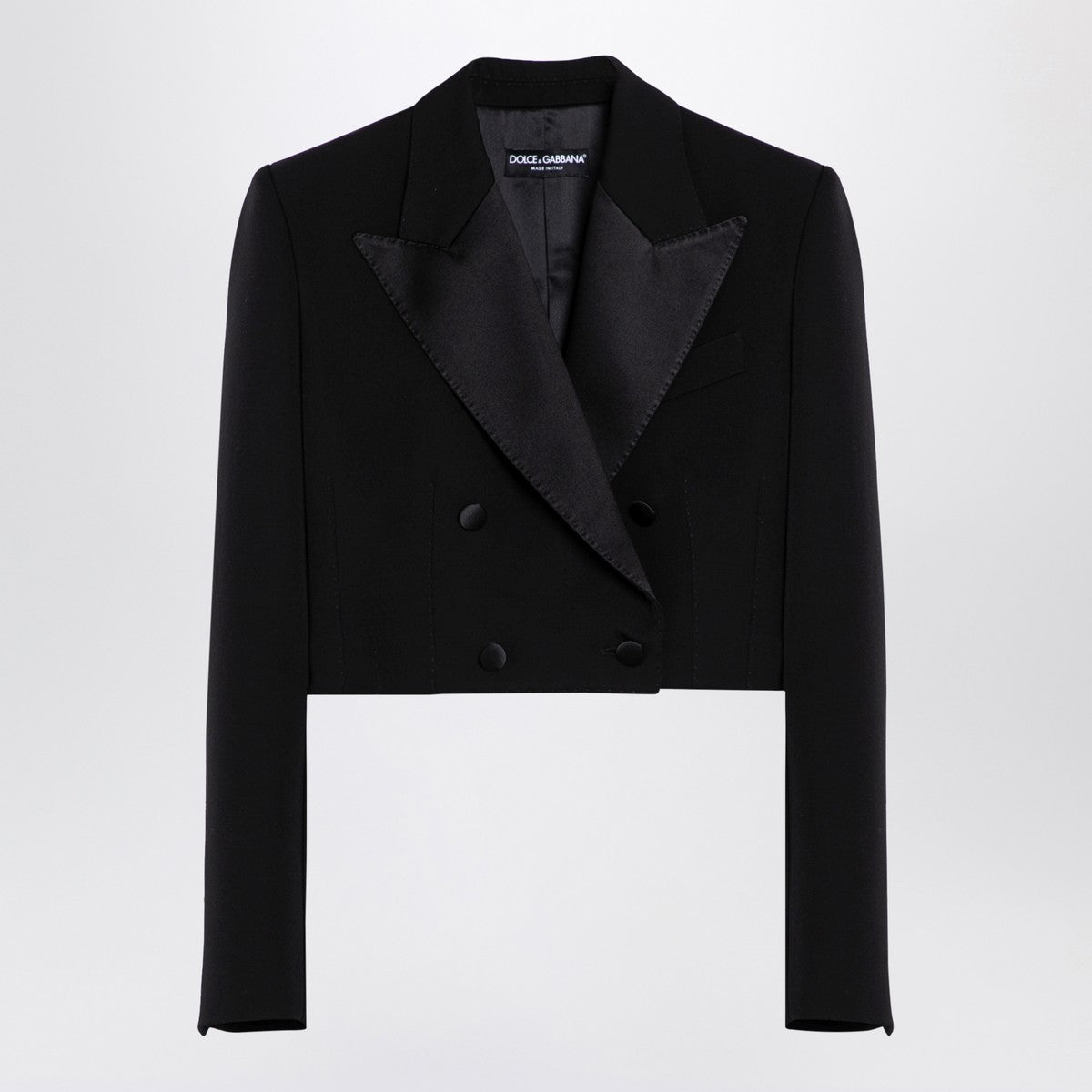Dolce & Gabbana Dolce&Gabbana Spencer black wool gabardine tuxedo