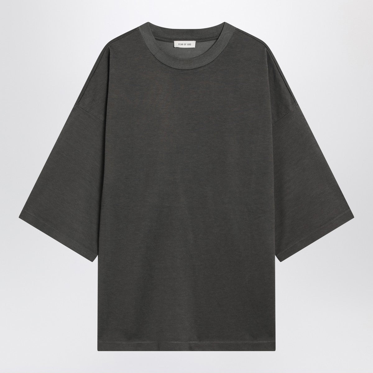Fear of God Oversized T-shirt in faded black jersey