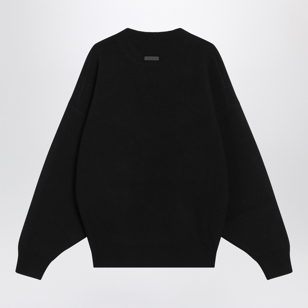Fear of God Black crewneck sweater in wool