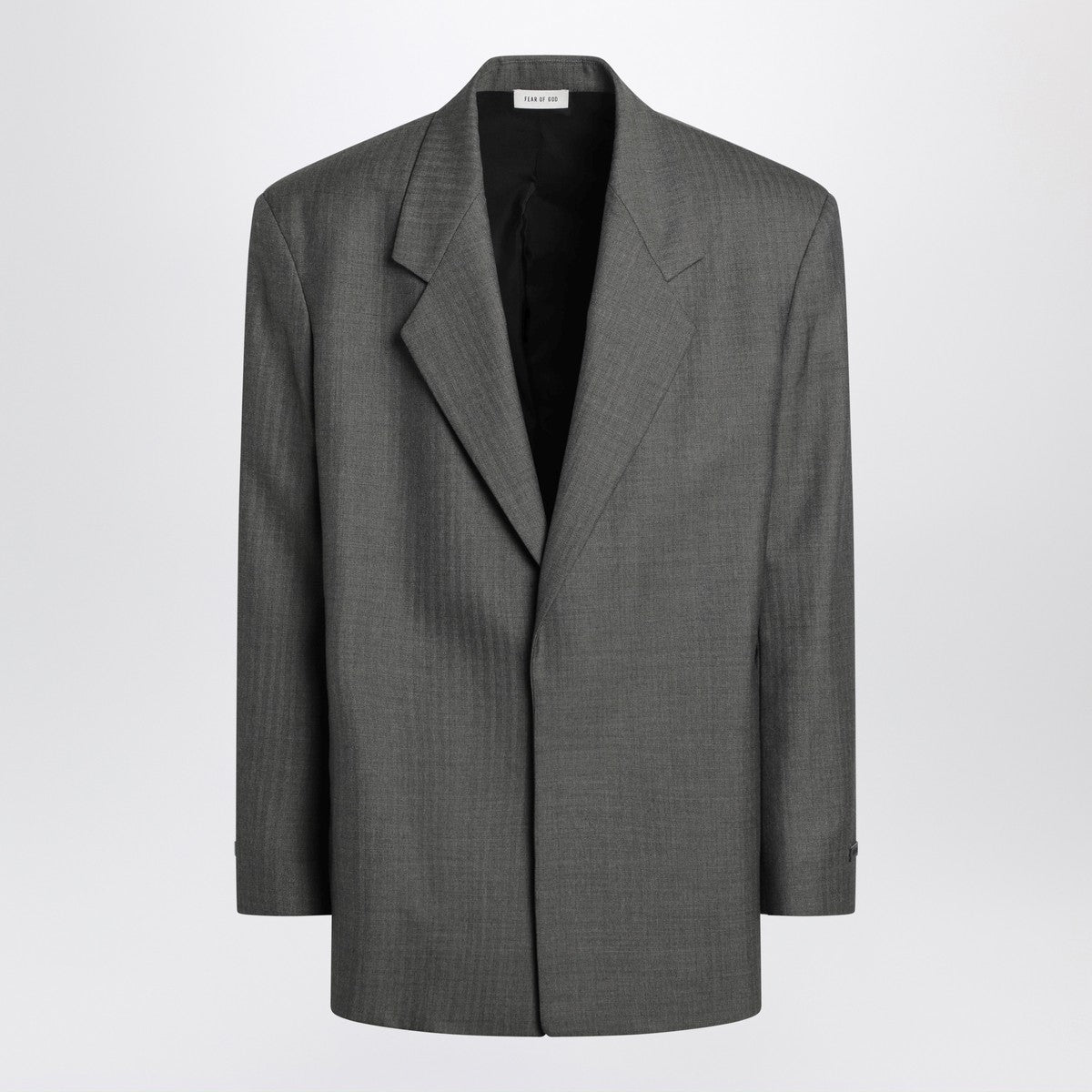 Fear of God Grey single-breasted wool blazer
