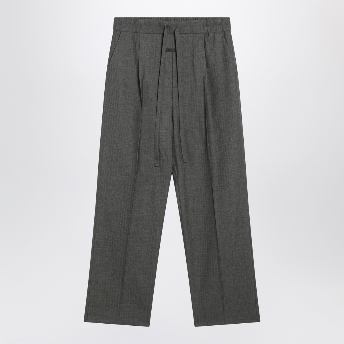 Fear of God Grey wool pants with drawstring