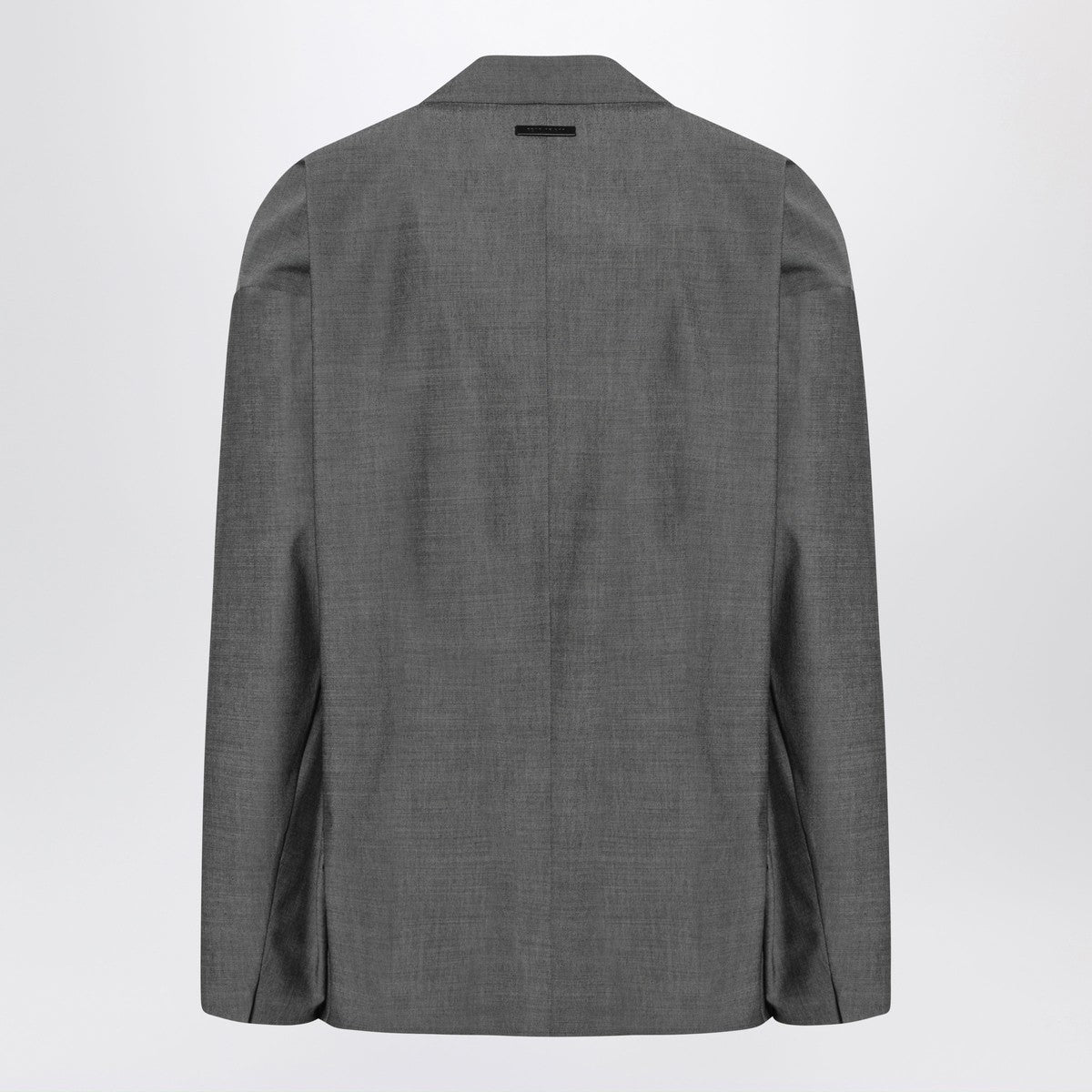 Fear of God Gray single-breasted jacket in cotton and wool