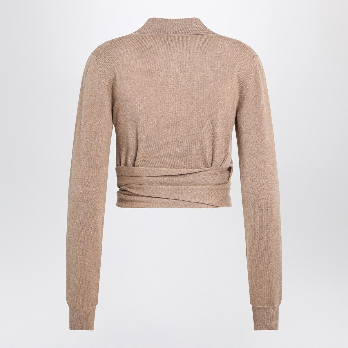 Dolce & Gabbana Dolce&Gabbana Beige wrap cardigan in cashmere