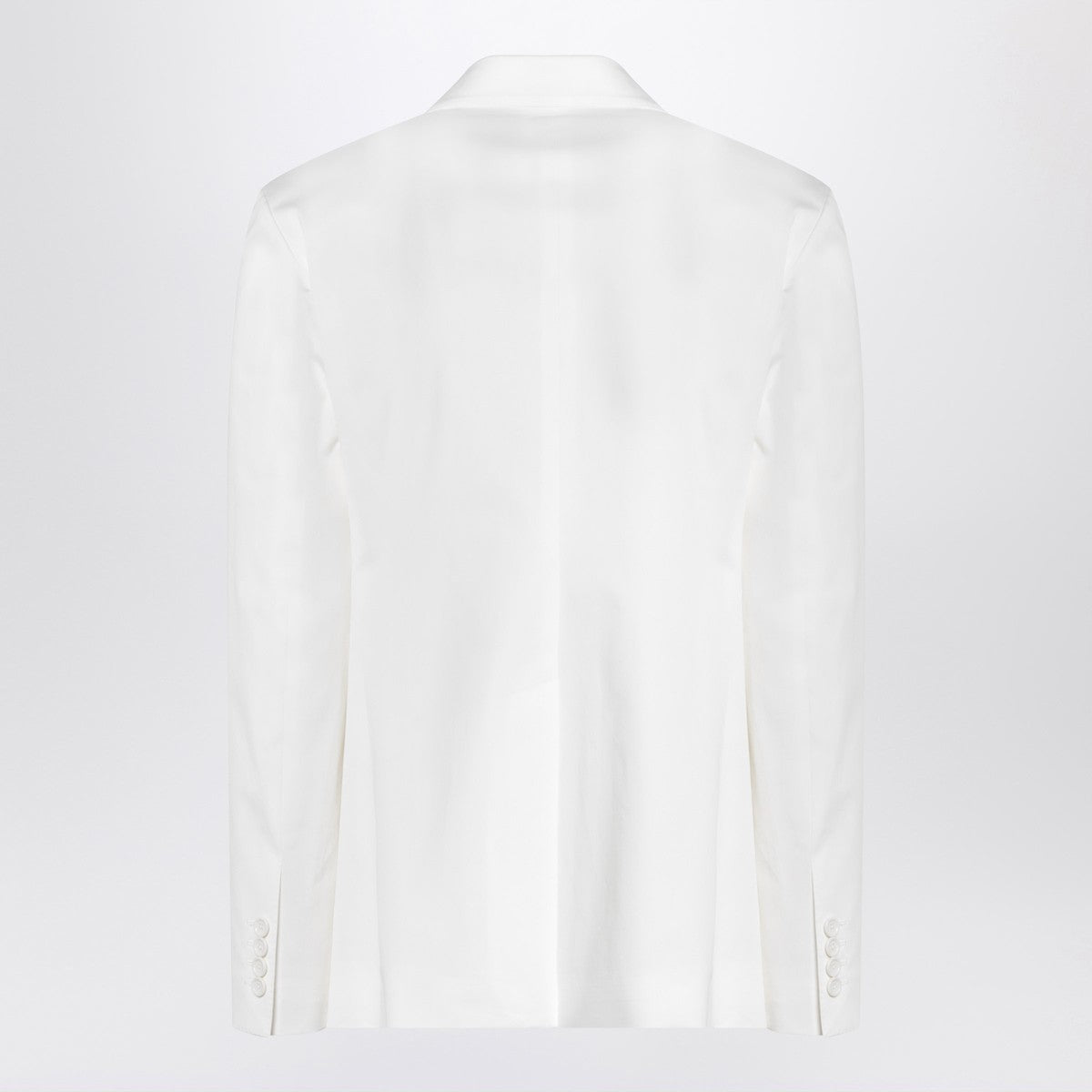 Dolce & Gabbana Dolce&Gabbana White single-breasted cotton jacket