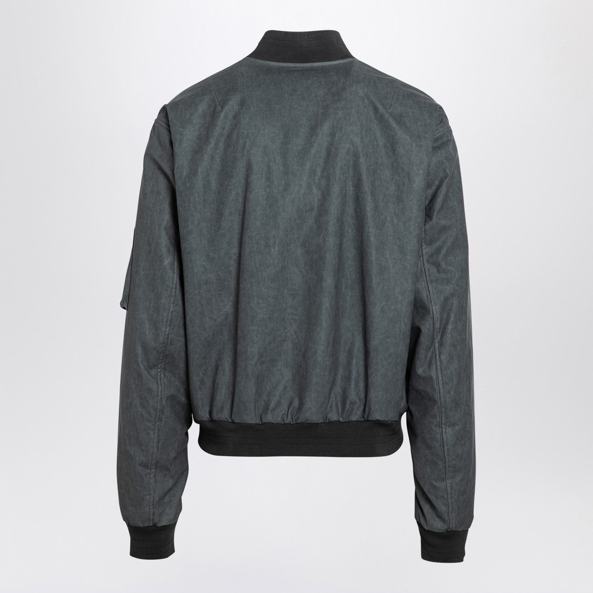 Dolce & Gabbana Dolce&Gabbana Light grey linen bomber jacket