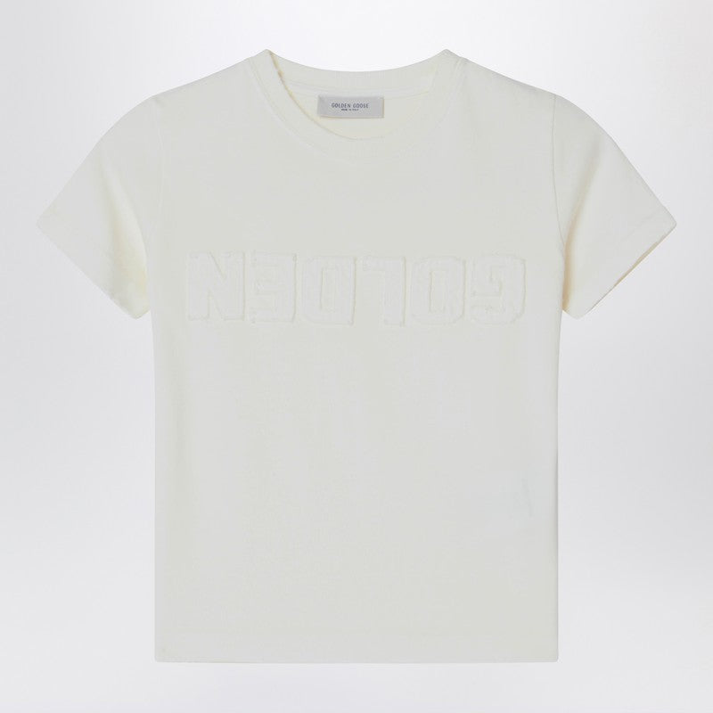 Golden Goose White t-shirt with logo
