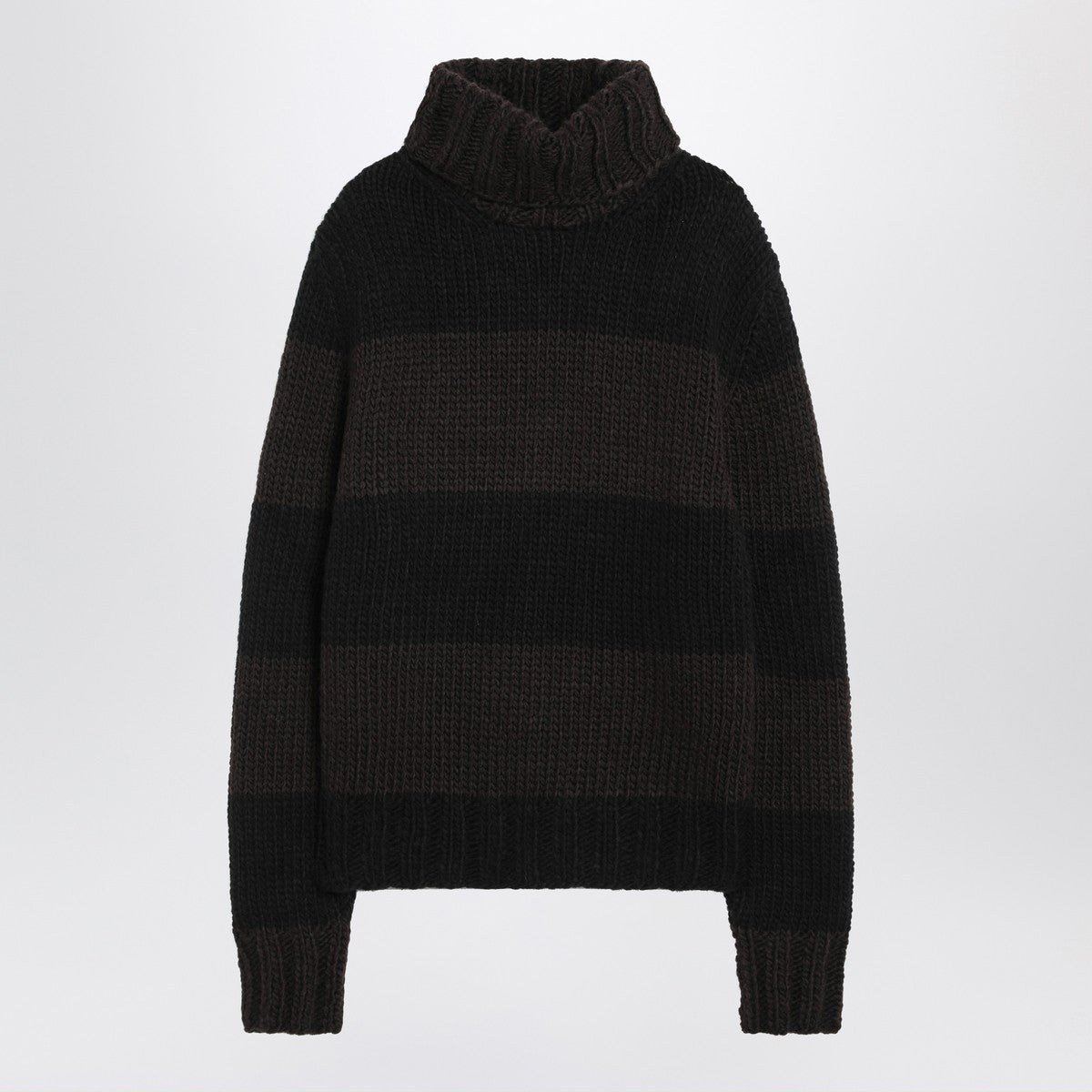 Dolce & Gabbana Dolce&Gabbana Striped wool-blend turtleneck sweater
