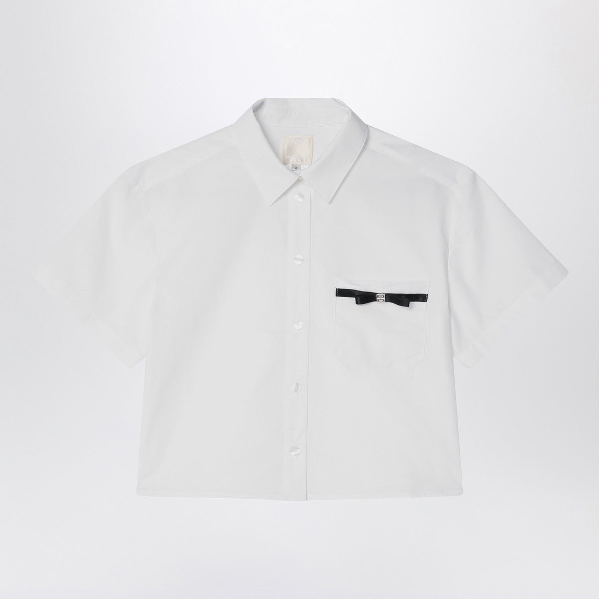Givenchy White cropped shirt in cotton