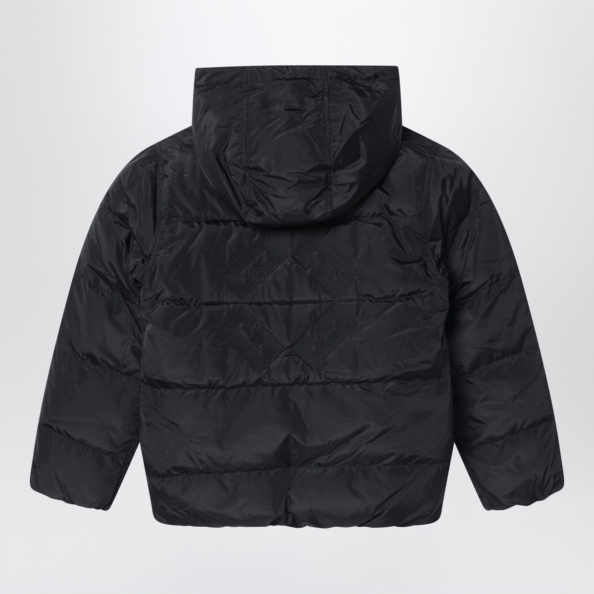 Givenchy Black puffer jacket with G print