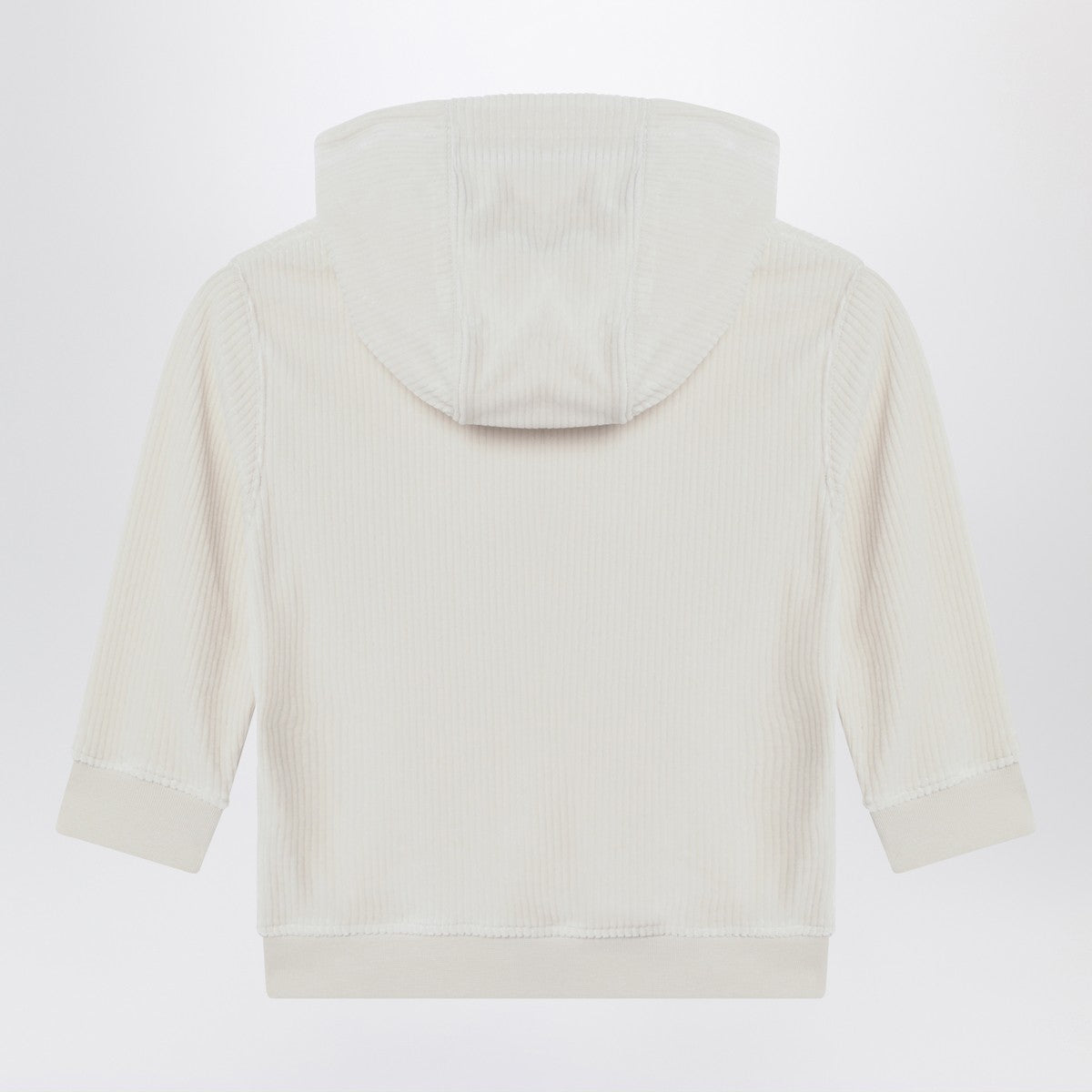 Givenchy Cream ribbed hoodie