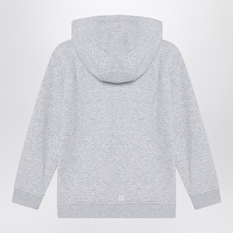 Givenchy Grey hoodie with embroidered logo