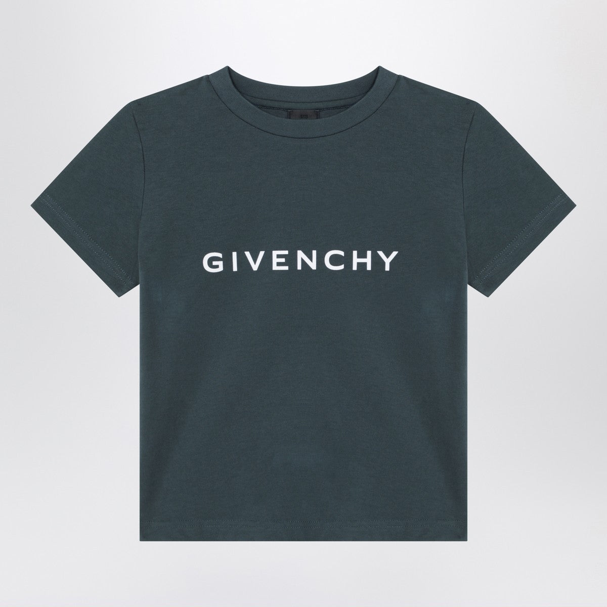 Givenchy Dark green T-shirt with logo