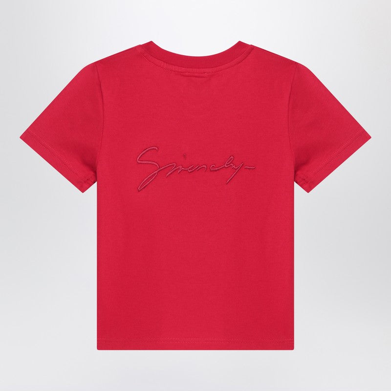 Givenchy Bordeaux T-shirt with embroidered logo
