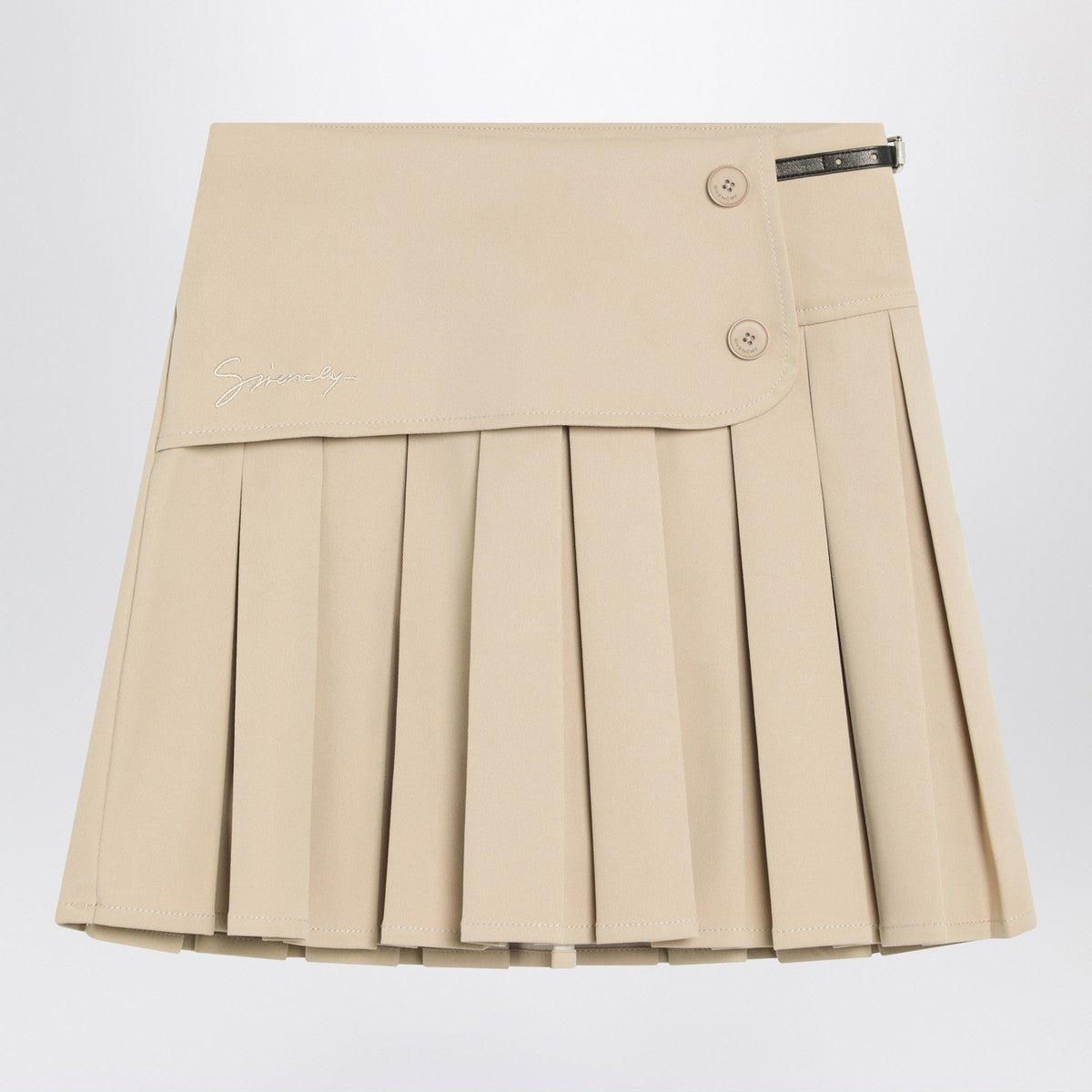 Givenchy Sand pleated skirt