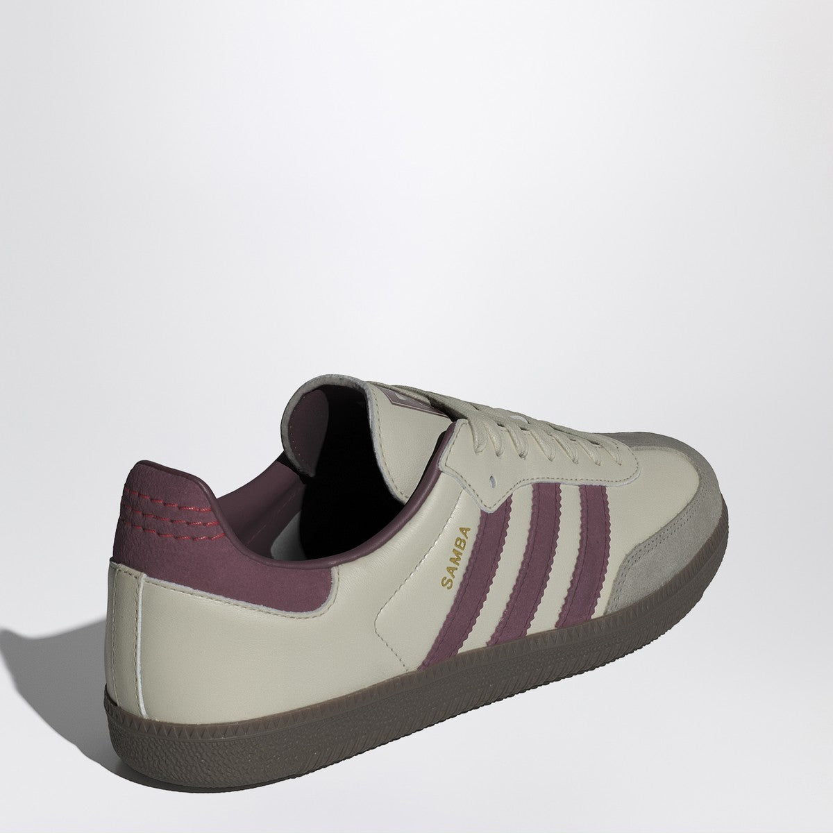 adidas Originals Sneaker Samba OG Putty Grey/Maroon/Gold Metallic