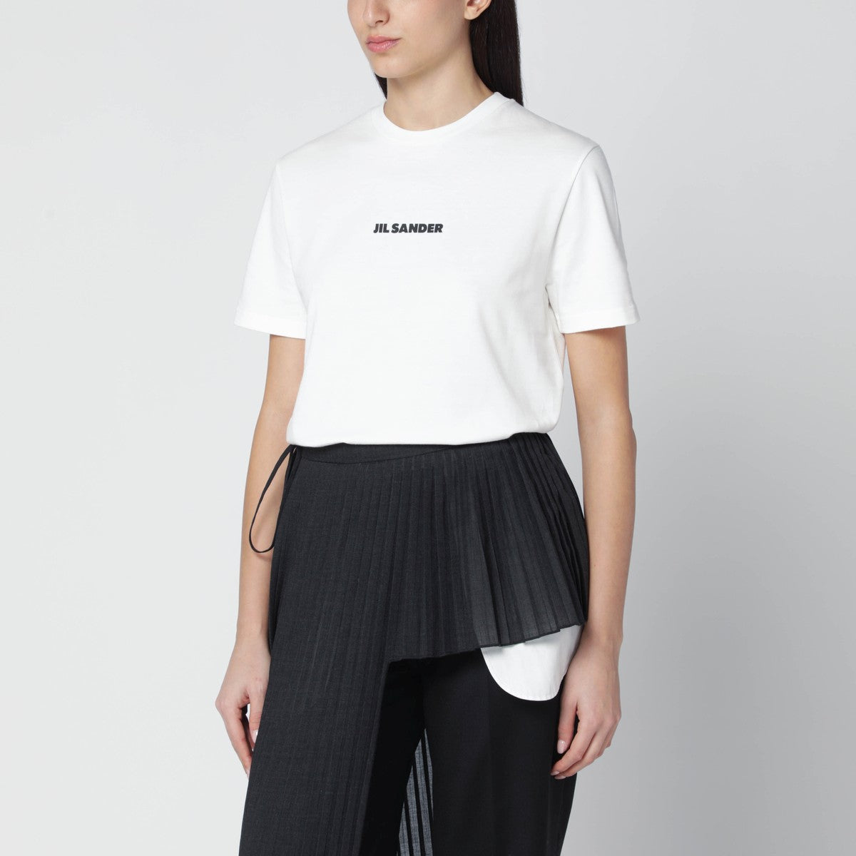 Jil Sander White T-shirt with logo print