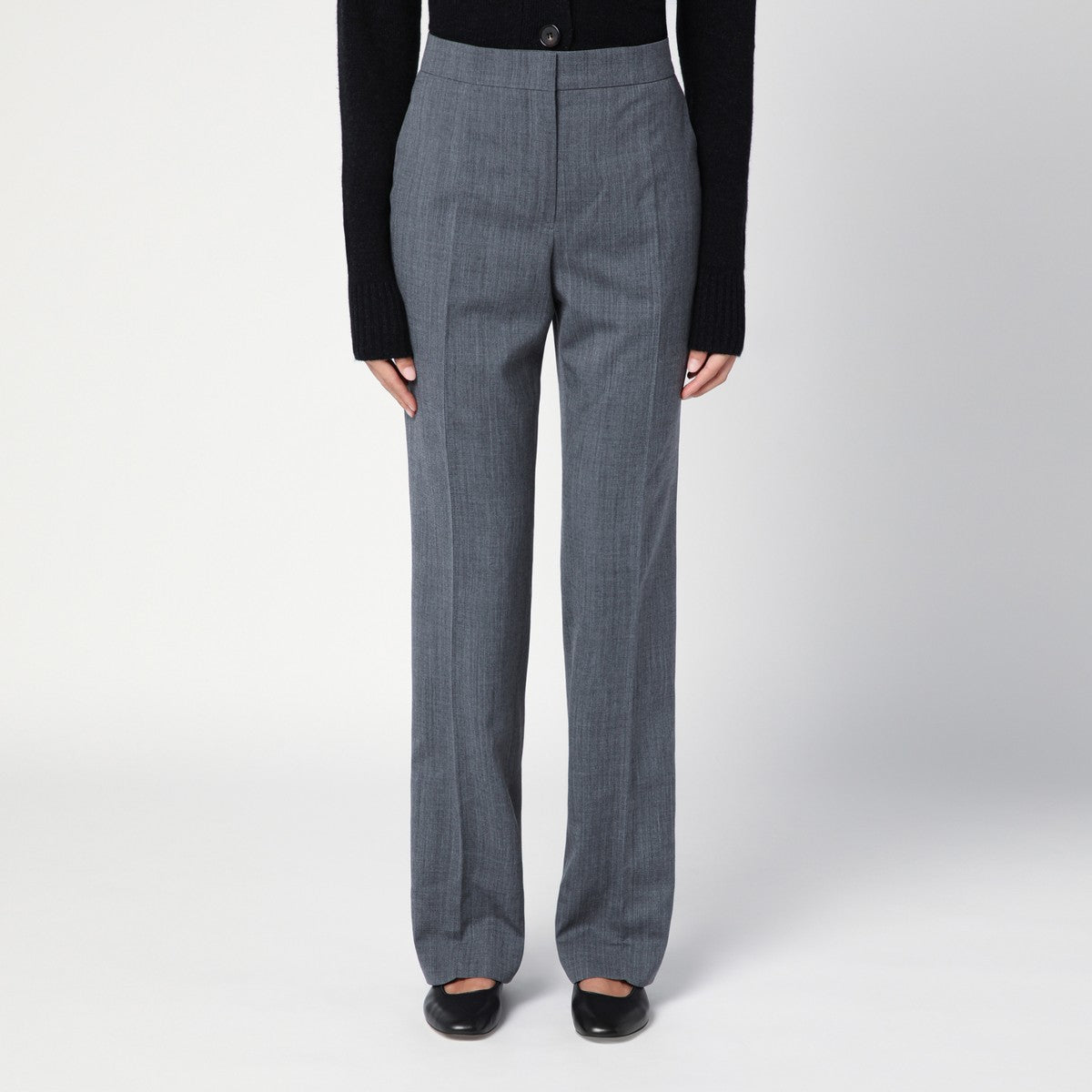 Jil Sander Grey wool trousers