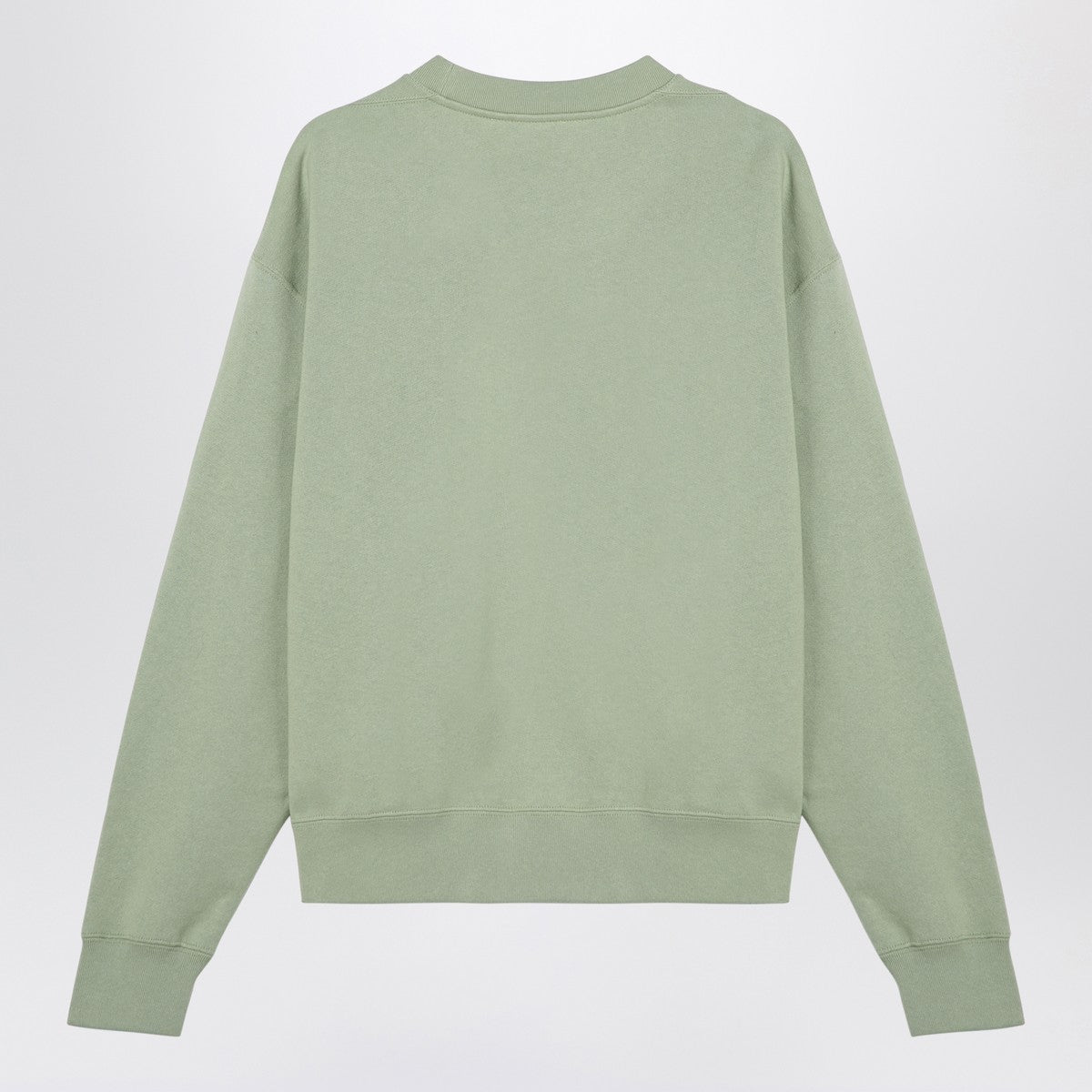 Jil Sander Apple green cotton crew-neck sweatshirt