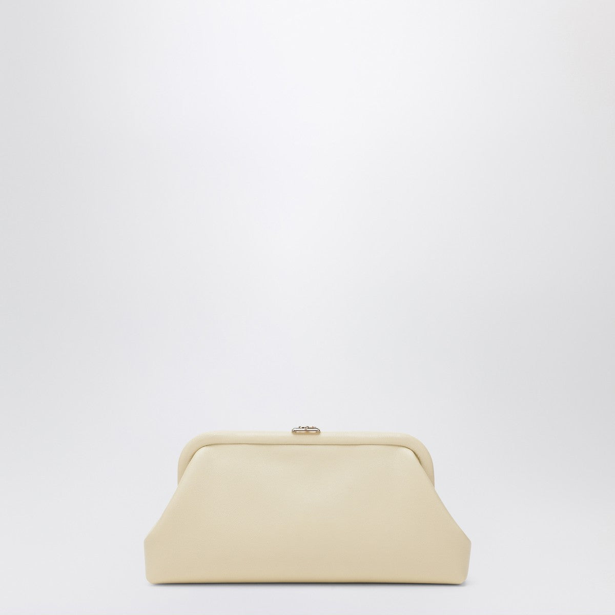 Jimmy Choo Skylar clutch in butter-colored leather