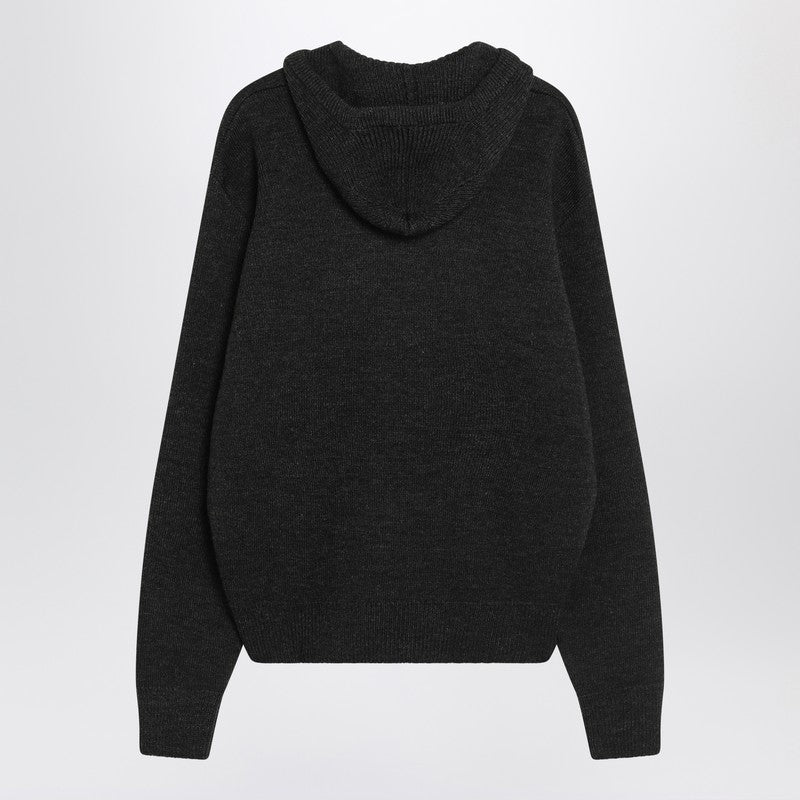 LEMAIRE Brown hooded sweater
