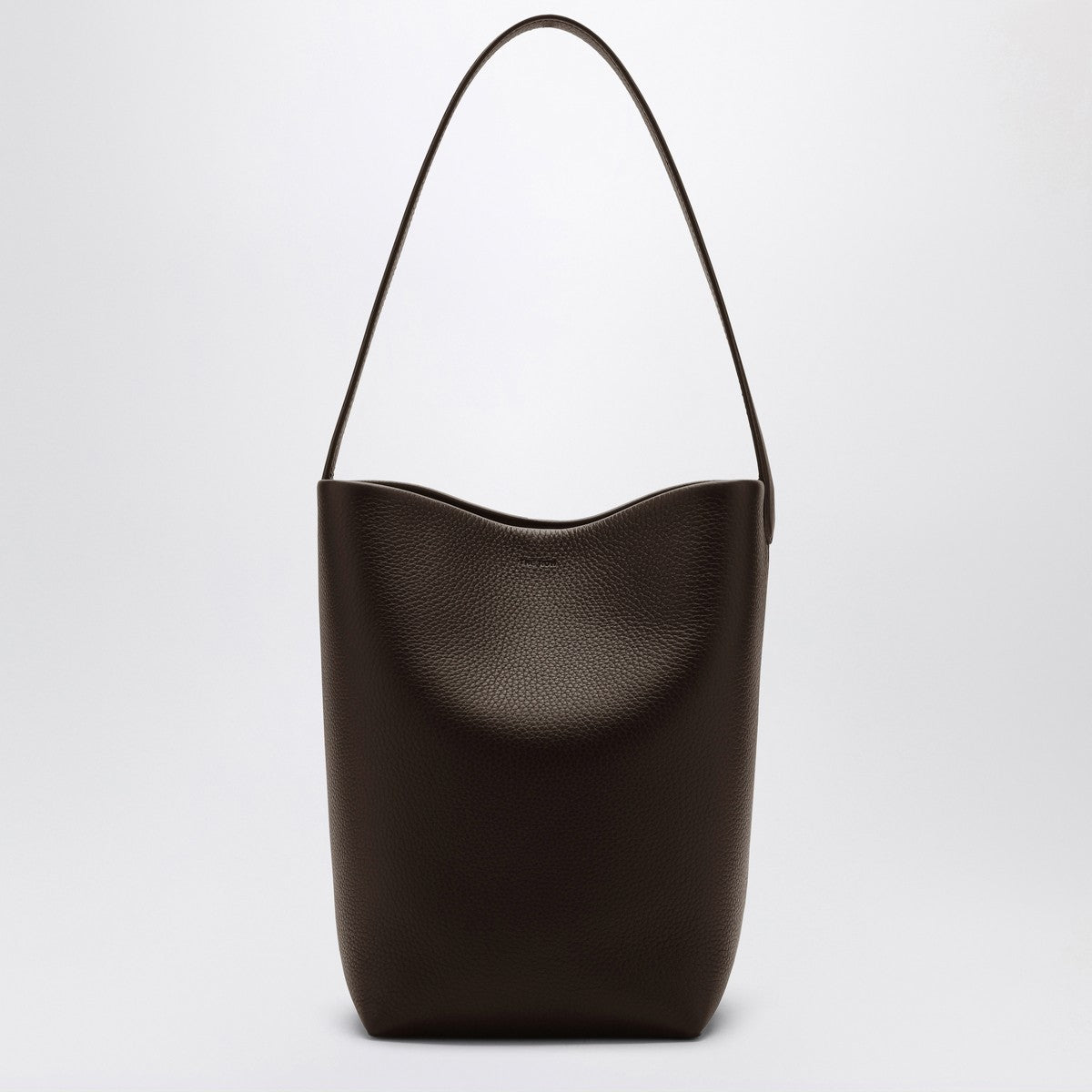 The Row Medium N/S Park dark brown tote bag
